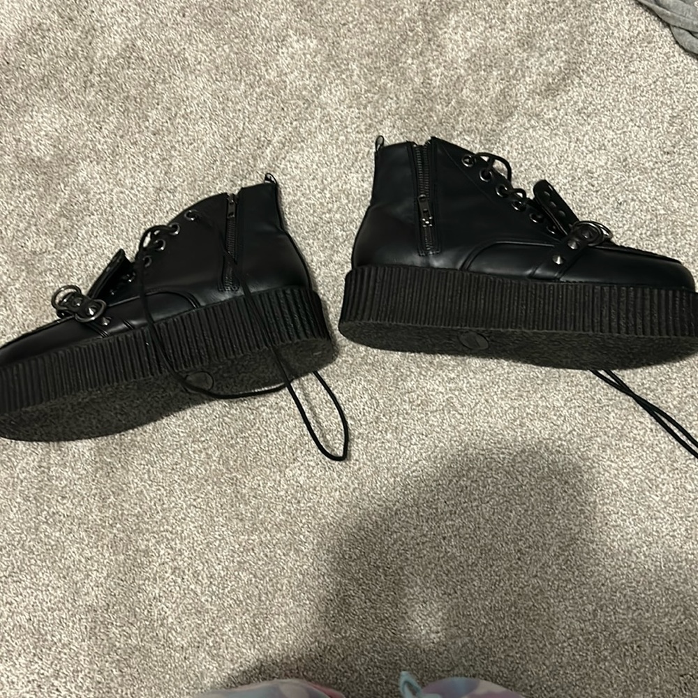 Demonia Black Platform Shoes